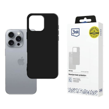 3MK Matt tok iPhone 16 Pro Max - fekete tok és táska