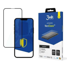 3MK NeoGlass iPhone 13 Pro Max fekete képernyővédő fólia mobiltelefon kellék