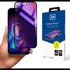 3MK Rainbow Privacy belátásgátló edzett üvegfólia 9H Apple iPhone 16 (5903108586344) mobiltelefon kellék