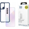 3MK Satin Armor Case+ átlátszó, TPU és PC anyagú telefontok Kék Samsung Galaxy A35 5G (5903108592680)