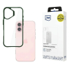 3MK Satin Armor Case+ tok iPhone 16 zöld-átlátszó