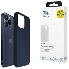 3MK Silicone tok iPhone 16 Pro Max - tengerészkék tok és táska