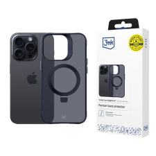 3MK Smoke Case Mag&Stand MagSafe tok iPhone 16 Pro Max füstös fekete tok és táska