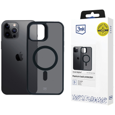 3MK Smoke MagCase tok iPhone 12 Pro Max - fekete tok és táska