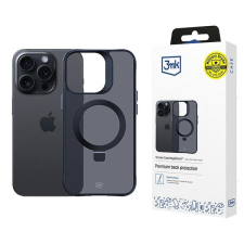 3MK Smoke Magsafe & Stand tok kitámasztóval iPhone 13 Pro - fekete tok és táska