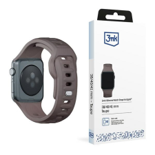 3MK szilikon óraszíj Apple Watch 38/40/41mm - barna okosóra kellék
