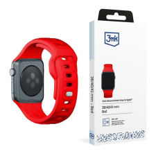 3MK szilikon óraszíj Apple Watch 38/40/41mm - piros okosóra kellék