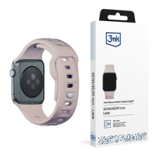 3MK szilikon óraszíj Apple Watch 42/44/45/49mm - bézs okosóra kellék