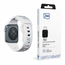  3mk szilikon óraszíj Apple Watchhoz 38 / 40 / 41 mm - fehér okosóra kellék