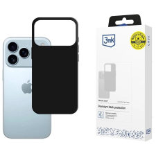 3MK Szilikon tok Apple iPhone 17 Pro Max fekete tok és táska