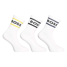 3PACK fehér BOSS hosszú zokni (50469371 106) M férfi zokni