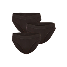  3PACK Fekete Nedeto férfi slip alsónadrág (3NDTS001) L