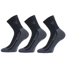 3PACK fekete VoXX zokni (Barefootan-black) S férfi zokni