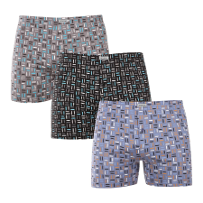  3PACK férfi bő szárú boxeralsó Andrie tarka (PS 5839) XL férfi alsó