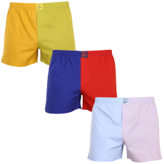  3PACK férfi bő szárú boxeralsók Dedoles többszínű (LB157356) XXL