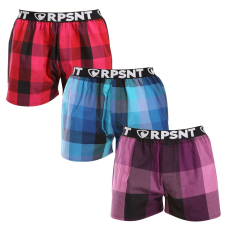 3PACK férfi bő szárú boxeralsók Represent Mike (R3M-BOX-0253964) M