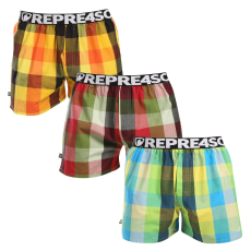  3PACK férfi bő szárú boxeralsók Represent Mike (R3M-BOX-0268970) M