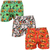  3PACK férfi bő szárú boxeralsók Styx art klasszikus gumipánt többszínű (3A15347) XXL
