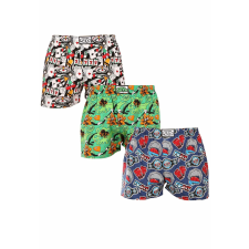 3PACK férfi bő szárú boxeralsók Styx art klasszikus gumipánt többszínű (3A15367) XL férfi alsó