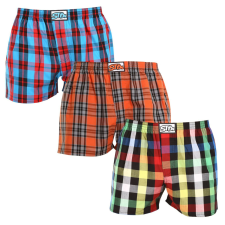 3PACK férfi bő szárú boxeralsók Styx klasszikus gumipánt többszínű (3A092613) XL férfi alsó