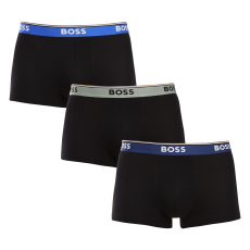  3PACK Férfi boxeralsó BOSS fekete (50517827 969) L