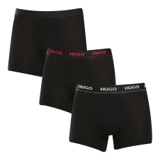  3PACK Férfi boxeralsó HUGO fekete (50517886 991) L