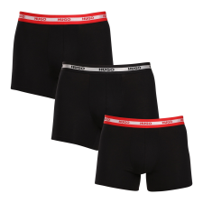 3PACK Férfi boxeralsó HUGO fekete (50520475 962) M férfi alsó