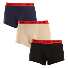 3PACK Férfi boxeralsó HUGO többszínű (50517878 962) L férfi alsó