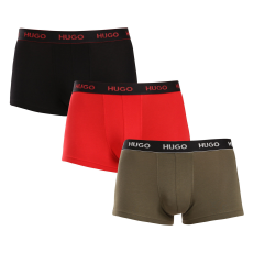 3PACK Férfi boxeralsó HUGO többszínű (50517878 985) M