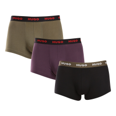  3PACK Férfi boxeralsó HUGO többszínű (50517878 987) M