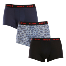  3PACK Férfi boxeralsó HUGO többszínű (50517894 975) L