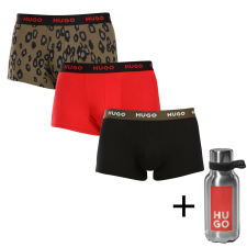 3PACK Férfi boxeralsó HUGO többszínű (50517894 981) L férfi alsó