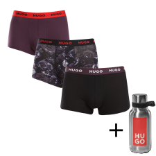 3PACK Férfi boxeralsó HUGO többszínű (50517894 982) L férfi alsó