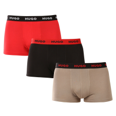  3PACK Férfi boxeralsó HUGO többszínű (50532611 979) XXL