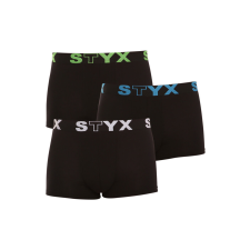 3PACK férfi boxeralsó Styx sportos gumipánt többszínben (G9606162) XL férfi alsó