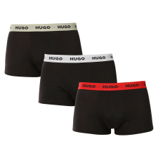 3PACK férfi boxeralsók HUGO fekete (50532611 977) M férfi alsó