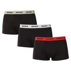  3PACK férfi boxeralsók HUGO fekete (50532611 977) XXL