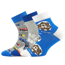 3PACK gyerek zokni Lonka többszínű (Dedotik - Mix G) 35/38 gyerek zokni