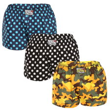 3PACK női bő szárú boxeralsók Styx art klasszikus gumipánt többszínű (3K15901) XL női alsó