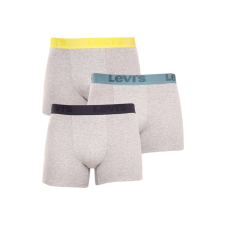 3PACK szürke Levis férfi boxeralsó (905045001 015) M férfi alsó