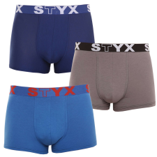 3PACK tarka férfi boxeralsó Styx sport gumi (G9676863) L férfi alsó