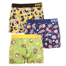 3PACK Vidám férfi boxeralsó Dedoles (GMMT0936381) M