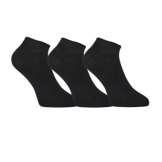  3PACK zokni Styx alacsony bambusz fekete (3HBN960) XL