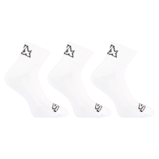  3PACK zokni Styx boka fehér (3HK1061) S