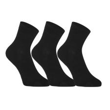 3PACK zokni Styx bokazokni bambusz fekete (3HBK960) L férfi zokni