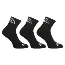  3PACK zokni Styx bokazokni fekete (3HK960) L
