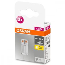 3PAK LED G4 KAPSZULA 0.9W = 10W 100lm Meleg 300° 12V OSRAM izzó