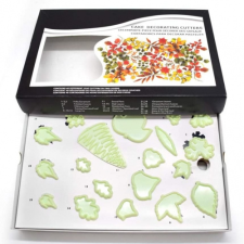  40 DARABOS CUKORVIRÁG KÉSZÍTŐ SZETT - LEVELEK sütés és főzés