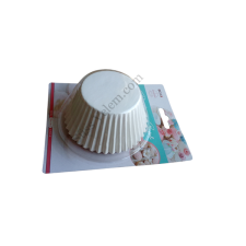  40 db nagy méretű fehér muffin papír sütés és főzés