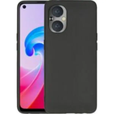  4150026 Gyári akkufedél hátlap - burkolati elem Oppo Reno8 Lite, Fekete mobiltelefon, tablet alkatrész